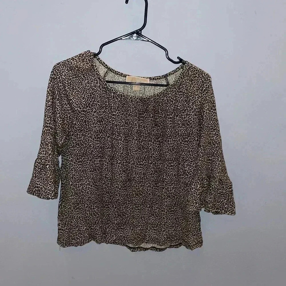 Michael Kors Leopard Top- Medium - Picture 1 of 4